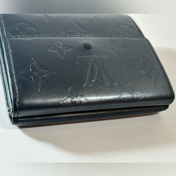 Louis Vuitton Monogram Mat Portefeiulle Elise Trifold Wallet - Picture 6 of 12